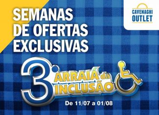 NÃO PERCA O 3º ARRAIÁ DA INCLUSÃO DA CAVENAGHI