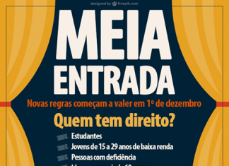 MEIA-ENTRADA TERÁ NOVAS REGRAS A PARTIR DE DEZEMBRO