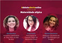 MATERNIDADE ATÍPICA SERÁ TEMA DE DEBATE ONLINE