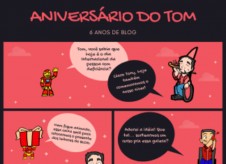 ANIVERSÁRIO DO TOM E SORTEIO – TIRINHAS DA CASA
