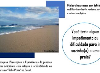 RESPONDA A PESQUISA: PERCEPÇÕES E EXPERIÊNCIAS DE PESSOAS COM DEFICIÊNCIA (PCD) COM RELAÇÃO A ACESSIBILIDADE NO TURISMO “SOL E PRAIA” NO BRASIL